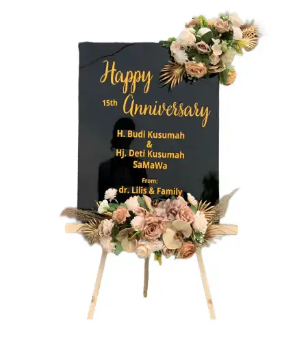 Papan Bunga Akrilik Siantan Tengah